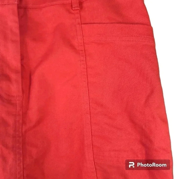Boden orange jean mini skirt Size 10 - Picture 6 of 7